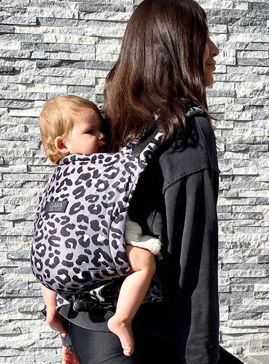 Isara Mochila Portabebé Quick Full Buckle - Tiba+Marl Leopard