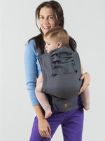 Isara Mochila Portabebé Quick Full Buckle V2 - Graphite Linen