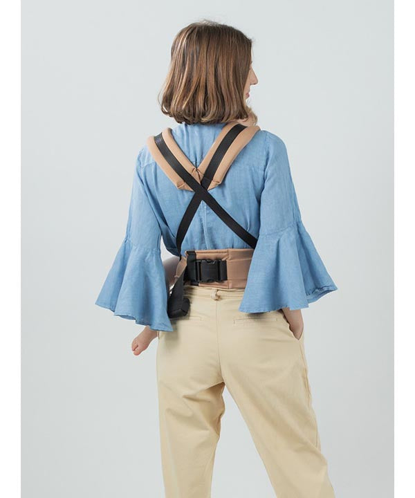 Isara Mochila Portabebé Quick Full Buckle V2 - Macchiato