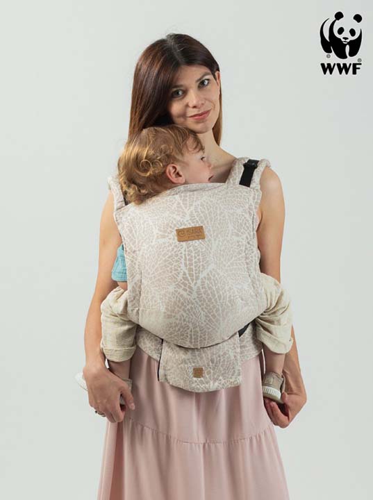 Isara Mochila Portabebé Quick Full Buckle V2 - Majestic Ivory Forest