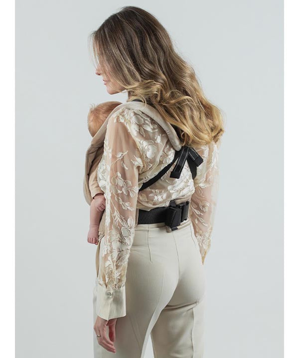 Isara Mochila Portabebé Quick Full Buckle V2 - Champagne Velvet
