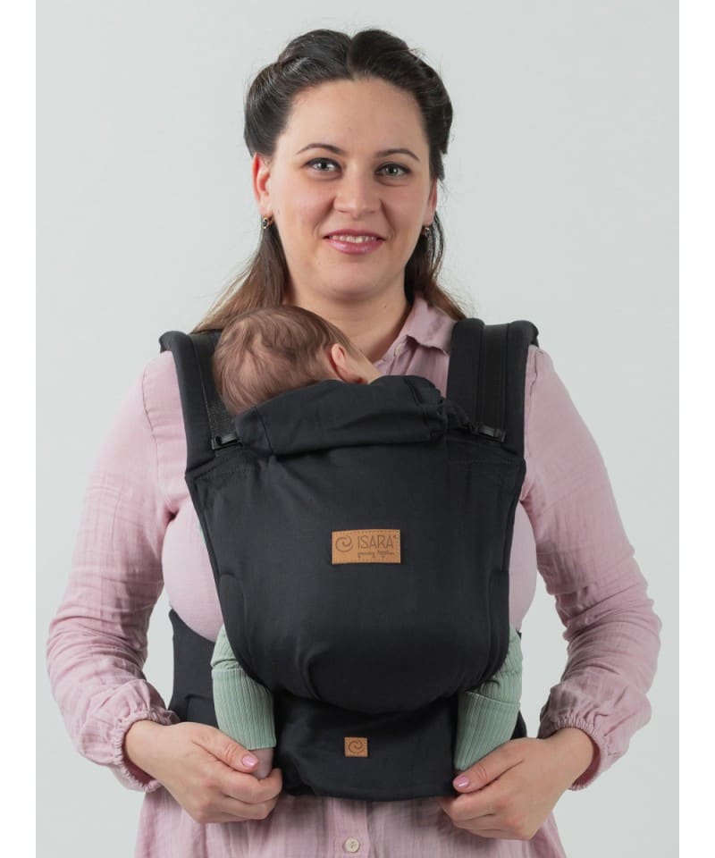 Isara Mochila Portabebé Quick Full Buckle V2 - Noire