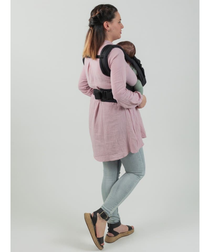 Isara Mochila Portabebé Quick Full Buckle V2 - Noire