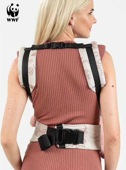 Isara Mochila Portabebé Quick Full Buckle V2 - Wildlife Sandy