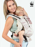 Isara Mochila Portabebé Quick Full Buckle V2 - Wildlife Sandy