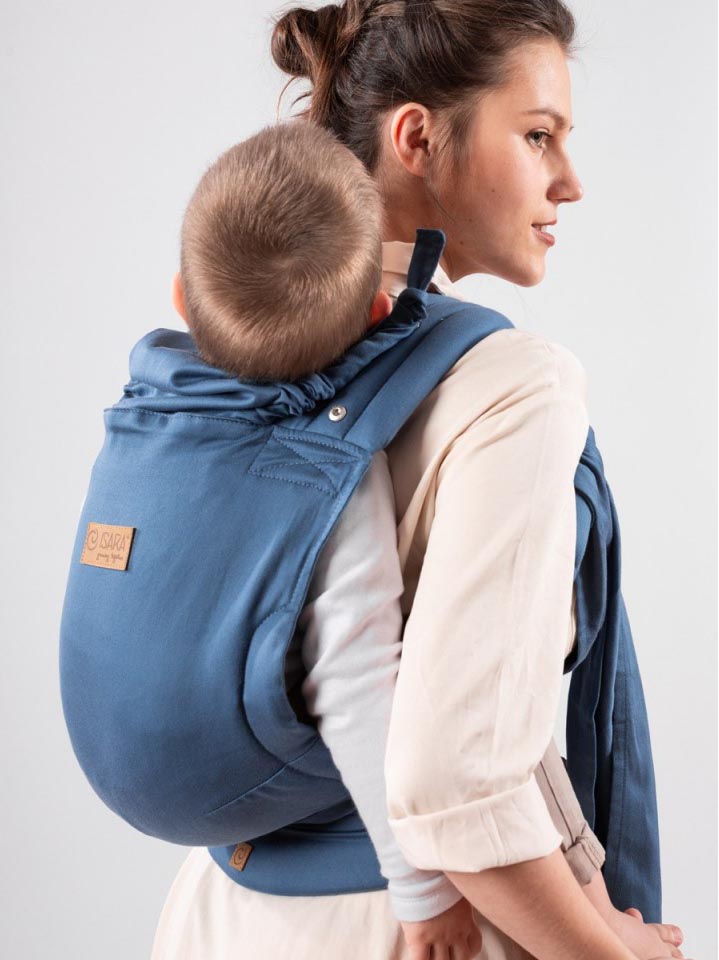 Isara Quick Half Buckle Mochila Portabebé - Bluestone