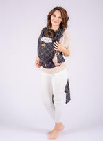 Isara Quick Half Buckle Mochila Portabebé - Diamonda Black