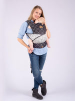 Isara Quick Half Buckle Mochila Portabebé - Diamonda Black
