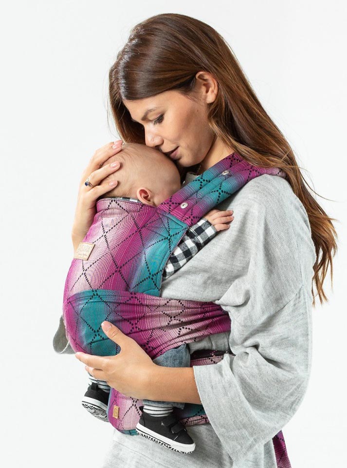 Isara Quick Half Buckle Mochila Portabebé - Diamonda Playing Mermaid