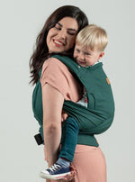 Isara Quick Half Buckle Mochila Portabebé - Evergreen Linen