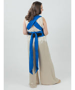 Isara Quick Half Buckle Mochila Portabebé - Iris Blue Bamboo
