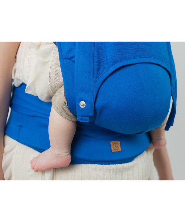 Isara Quick Half Buckle Mochila Portabebé - Iris Blue Bamboo