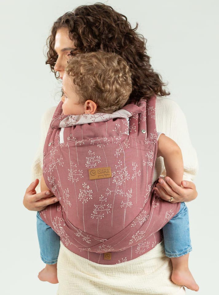 Isara Quick Half Buckle Mochila Portabebé - Meadow Grass