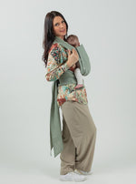 Isara Quick Half Buckle Mochila Portabebé - Sage Green Linen
