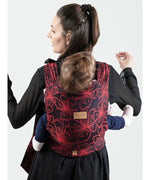 Isara Mochila Portabebé QuickTie One Size - Bloom in Noir