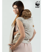 Isara Mochila Portabebé QuickTie - Majestic Ivory Forest