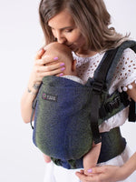 Isara Mochila Portabebé The ONE One size - Pixelated Blue Planet