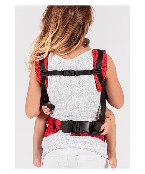 Isara The ONE Mochila Portabebé One size - Bloom in Rouge