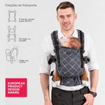 Isara The ONE Mochila Portabebé - Diamonda Blue Ink