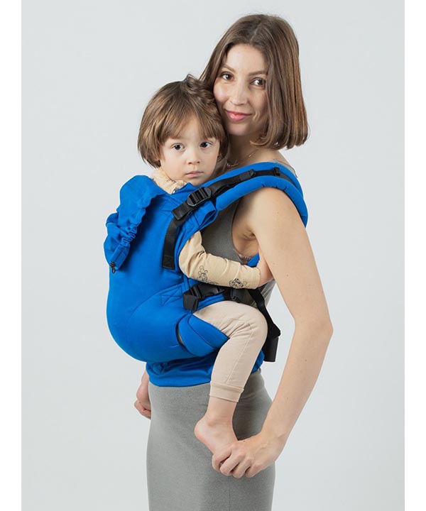 Isara Mochila Portabebé The ONE One size - Iris Blue Bamboo