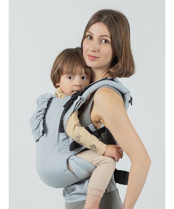 Isara Mochila Portabebé The ONE One size - Pearl Grey