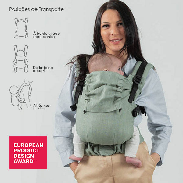 Isara The ONE Mochila Portabebé - Sage Green Linen