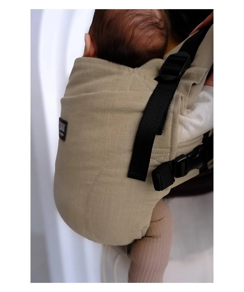 Isara Mochila Portabebé The ONE One size - Sandstone Linen
