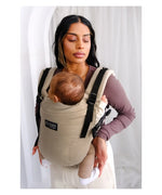 Isara Mochila Portabebé The ONE One size - Sandstone Linen
