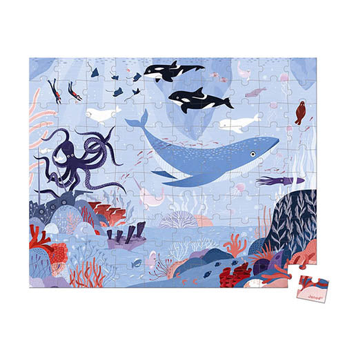 Janod - Puzzle Oceano Ártico - 100 peças