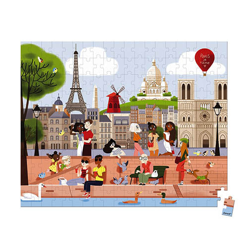 Janod - Puzzle Paris - 200 peças