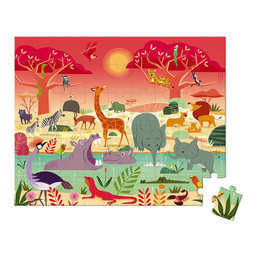 Janod - Puzzle A Reserva de Animais