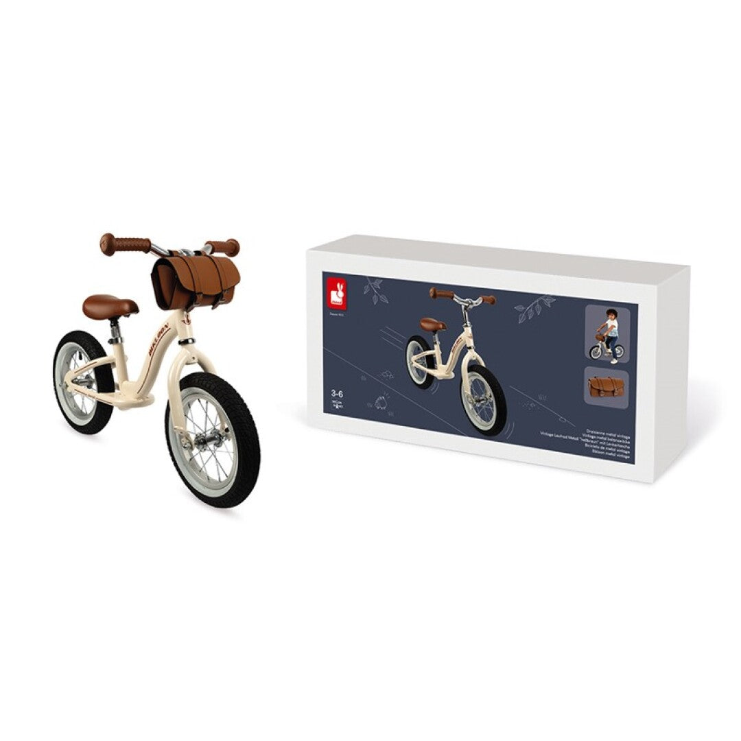 Janod - Bicicleta de Metal Vintage - Beige