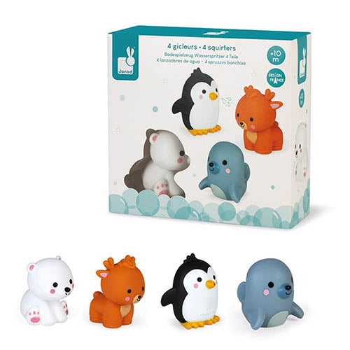 Janod - 4 Lançadores de Água - Animais Polares