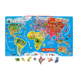 Janod - Puzzle Magnético Atlas Mundial (versão espanhola)