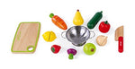Janod - Set de Frutas e Verduras com Velcro