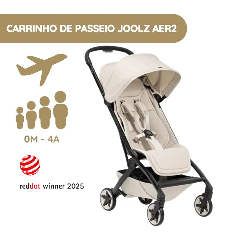 Joolz Aer2 Carrinho de Bebé - Calming Beige