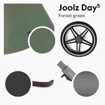 Joolz Day5 Carrinho de Bebé - 3 em 1 dos 0 aos 4 anos - Forest green