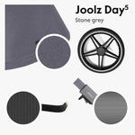 Joolz Day5 Carrinho de Bebé - 3 em 1 dos 0 aos 4 anos - Stone grey