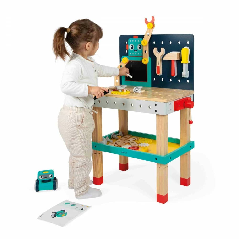 Janod Brico'kids Bancada Ferramentas Robot