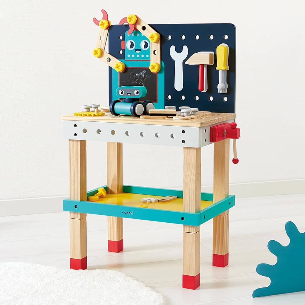 Janod Brico'kids Bancada Ferramentas Robot
