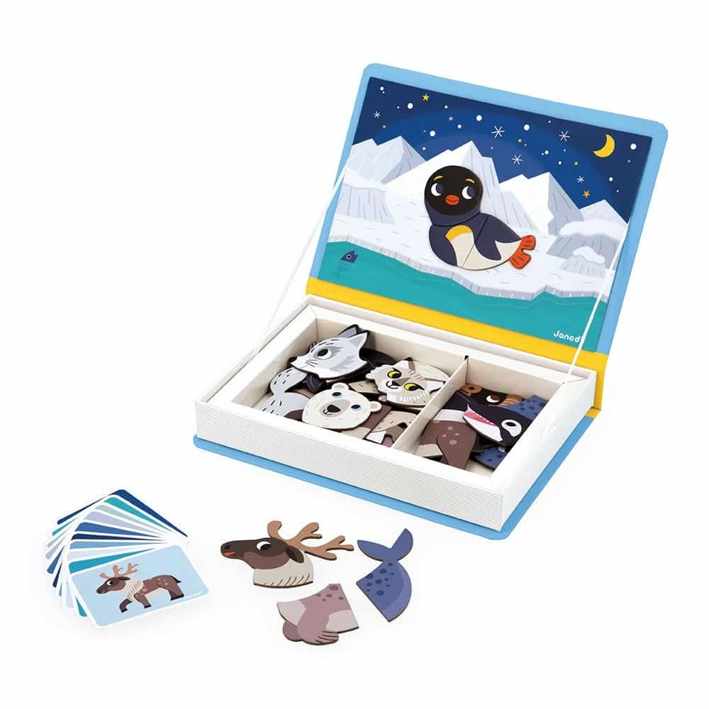 Janod Livro Magnético Animais do Gelo