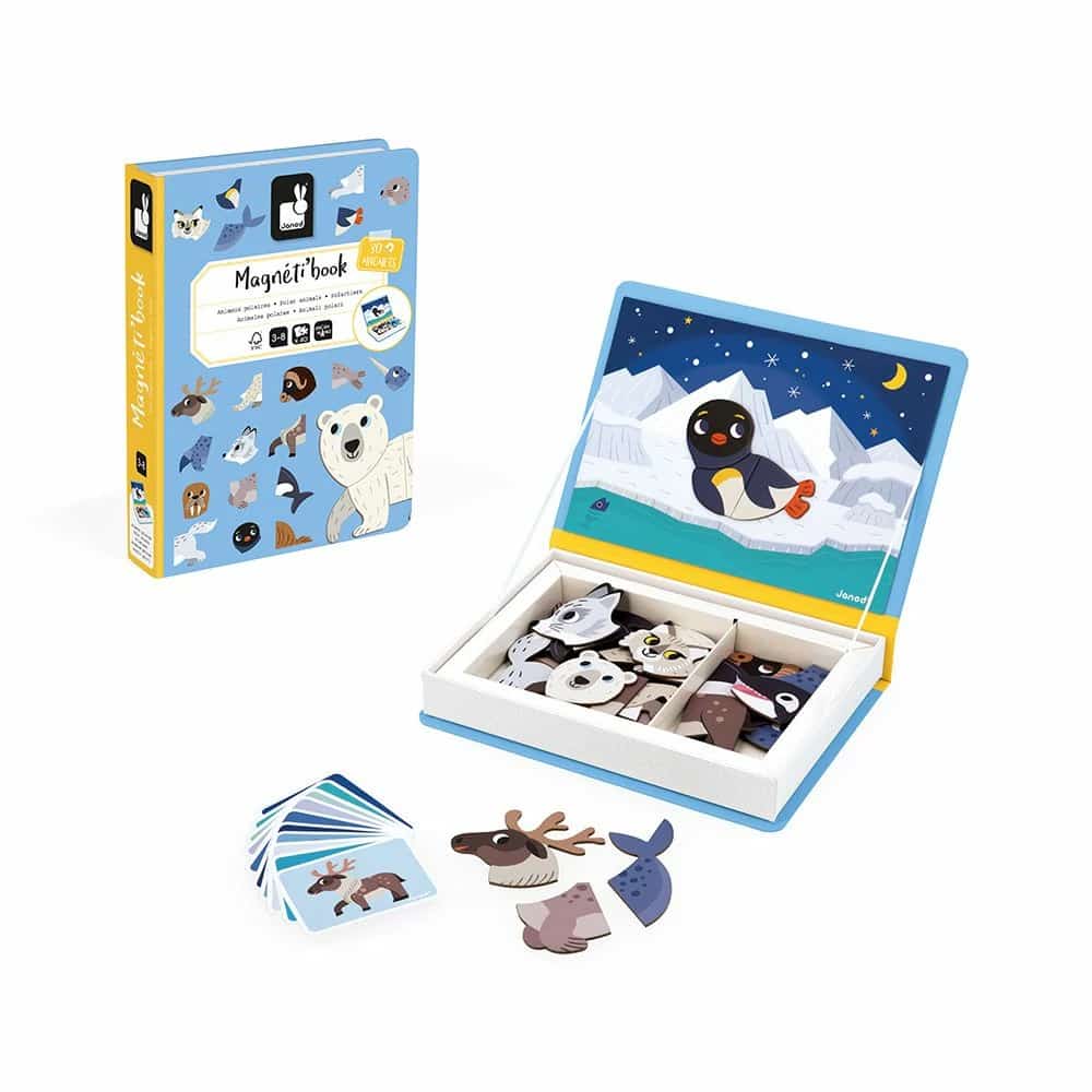 Janod Livro Magnético Animais do Gelo