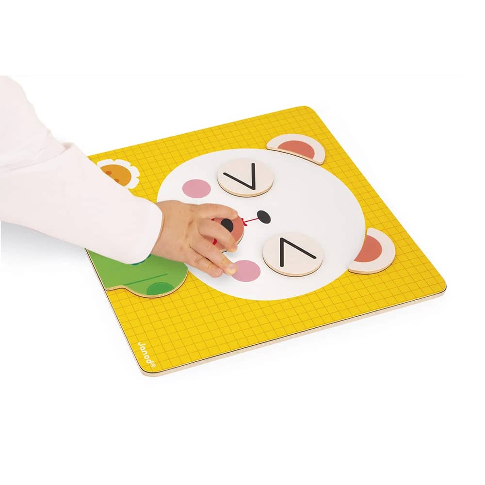Janod Jogo Magnético O Urso das Emoções
