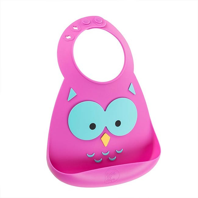 Make My Day - Babete em Silicone - Coruja