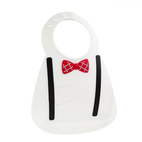 Make My Day - Babete em Silicone - Papillon Branco