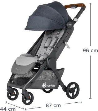 Ergobaby Carrinho de Bebé Metro+ Deluxe - London Grey