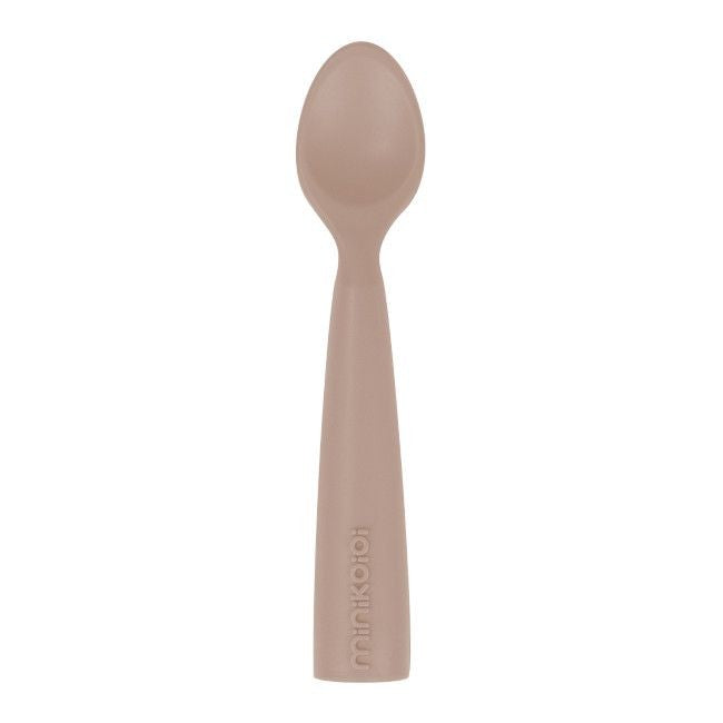 Minikoioi Colher em Silicone - Bubble Beige