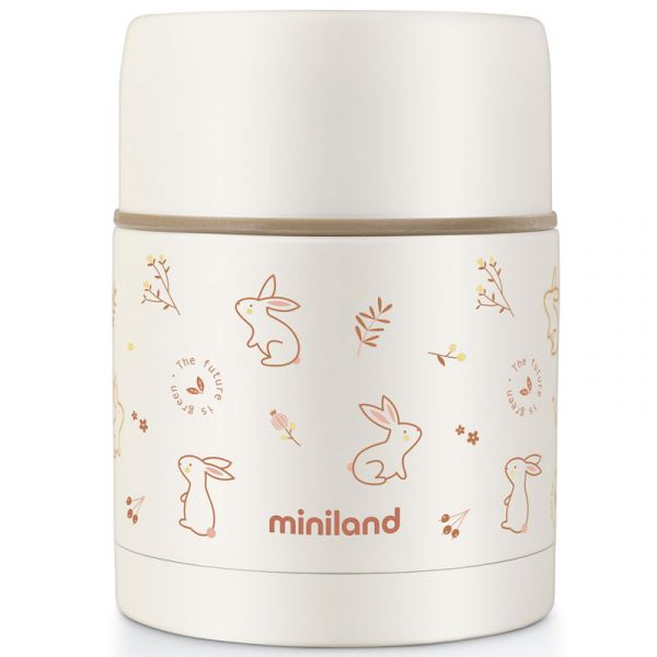 Miniland Termo para Sólidos Nature 600ml - Bunny
