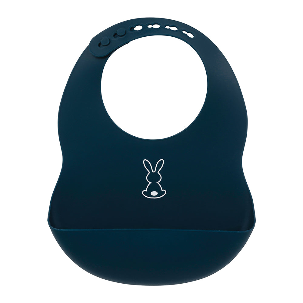 Nattou Babete Silicone - Azul Escuro