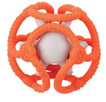 Nattou Bola Silicone - Laranja e Cinza